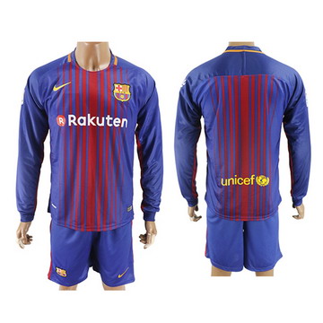 Maillot de Barcelone Manche Longue Domicile 2017/2018