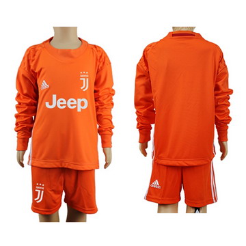 Maillot de Juventus Manche Longue Gardien Orange 2017/2018