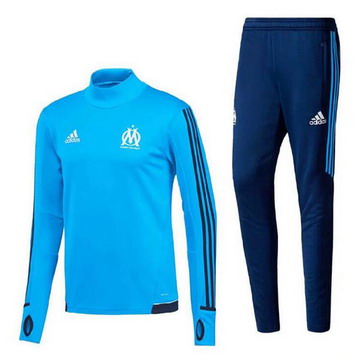 Maillot de Marseille Formation ML bleu 2017/2018