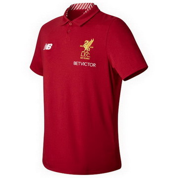 Maillot de Polo Liverpool rouge-02 2017/2018