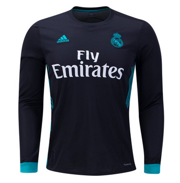 Maillot de Real Madrid Manche Longue Exterieur 2017/2018