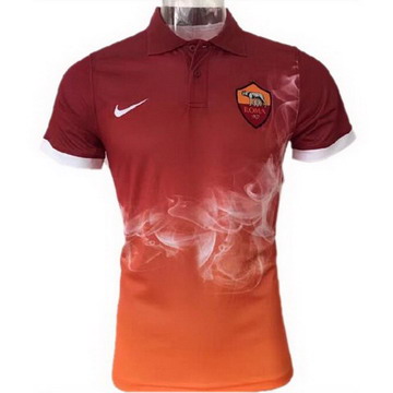 Maillot de Polo AS Roma Orange 2017/2018