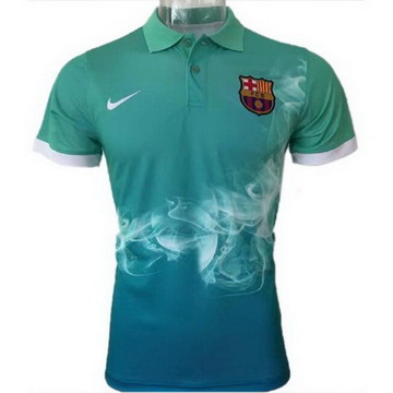 Maillot de Polo Barcelone vert-02 2017/2018