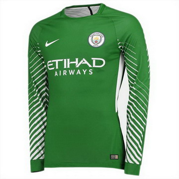 Maillot de Manchester City Manche Longue Gardien 2017/2018