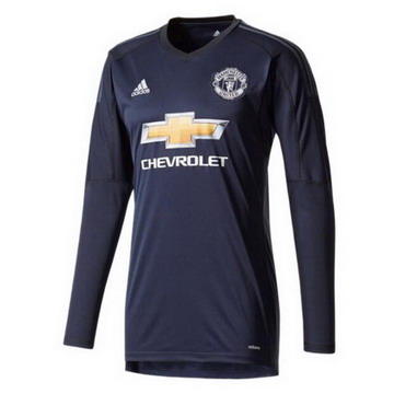 Maillot de Manchester United Manche Longue Gardien noir 2017/201