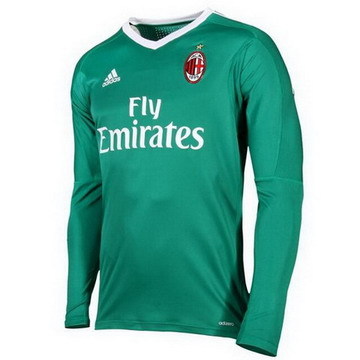 Maillot de AC Milan Manche Longue Gardien vert 2017/2018