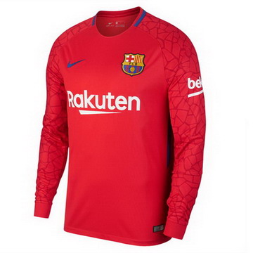 Maillot de Barcelone Manche Longue Gardien rouge 2017/2018