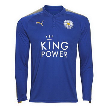 Maillot de Leicester City Manche Longue Domicile 2017/2018