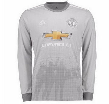 Maillot de Manchester United Manche Longue Troisieme 2017/2018