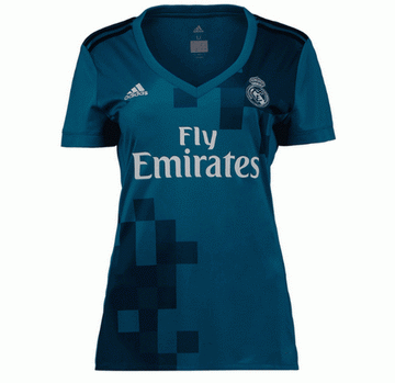 Maillot de Real Madrid Femme Troisieme 2017/2018