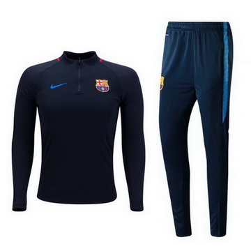 Maillot de Barcelone Formation ML Bleu fonce 2017/2018