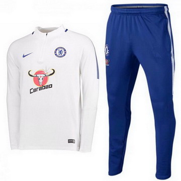 Maillot de Chelsea Formation ML Blanc 2017/2018