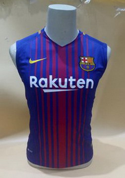 Maillot de Sans Manches Barcelone Bleu 2017/2018