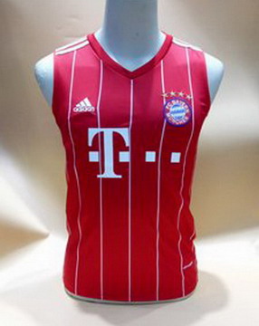 Maillot de Sans Manches Bayern Munich Rouge-01 2017/2018