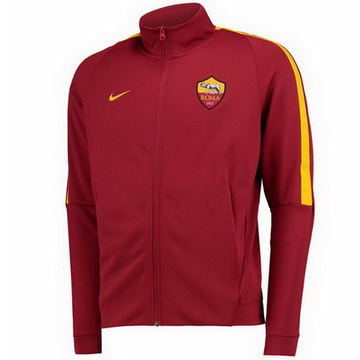 Vestes foot As Roma 2017/2018 Rouge