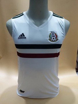 Maillot de Sans Manches Mexique Blanc 2017/2018