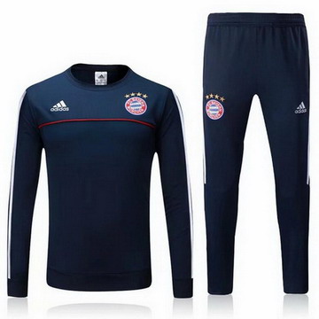 Maillot de Bayern Munich Formation ML azul marino 2017/2018