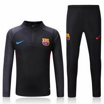 Maillot de Barcelone Formation ML noir-01 2017/2018