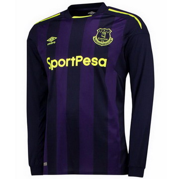 Maillot de Everton Manche Longue Troisieme 2017/2018