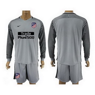 Maillot de Atletico Madrid Manche Longue Gardien-03 2017/2018