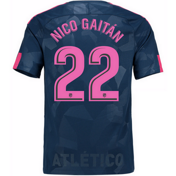Maillot de Atletico Madrid Nico Gaitan Troisieme 2017/2018
