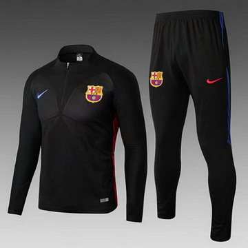 Maillot de Barcelone Formation ML noir-03 2017/2018