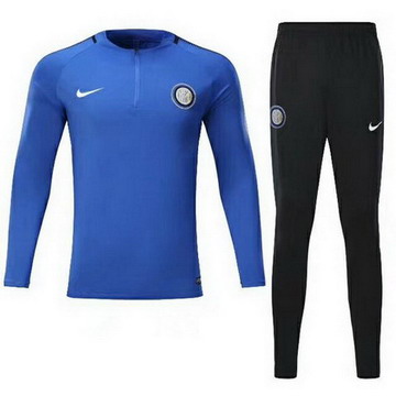 Maillot de Inter Milan Formation ML Bleu 2017/2018