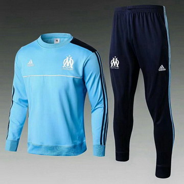 Maillot de Marseille Formation ML bleu-01 2017/2018