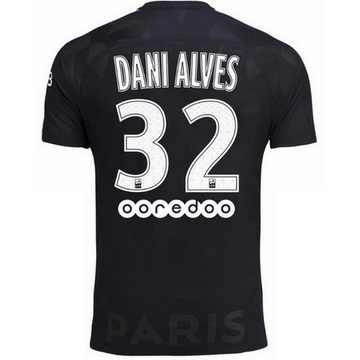 Maillot de PSG Dani Alves Troisieme 2017/2018