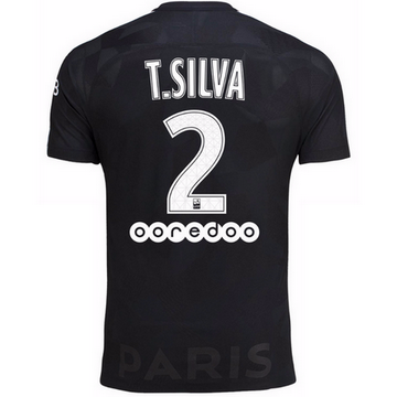 Maillot de PSG T.Silva Troisieme 2017/2018