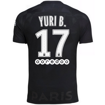 Maillot de PSG Yuri B. Troisieme 2017/2018