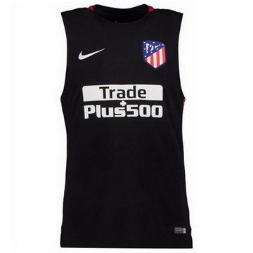 Maillot de Sans Manches Atletico Madrid Noir 2017/2018