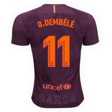 Maillot de Barcelone O.Dembele Troisieme 2017/2018