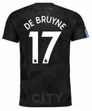 Maillot de Manchester City De Bruyne Troisieme 2017/2018