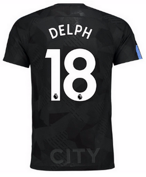 Maillot de Manchester City Delph Troisieme 2017/2018