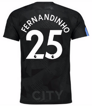 Maillot de Manchester City Fernandinho Troisieme 2017/2018
