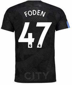 Maillot de Manchester City Foden Troisieme 2017/2018