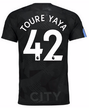 Maillot de Manchester City Toure Yaya Troisieme 2017/2018