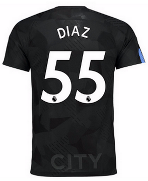 Maillot de Manchester City Diaz Troisieme 2017/2018