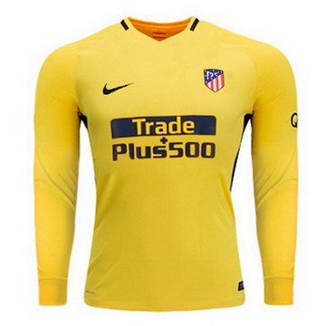 Maillot de Atletico Madrid Manche Longue Exterieur 2017/2018