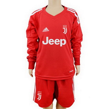 Maillot de Juventus Manche Longue Enfant Gardien Rouge 2017/2018