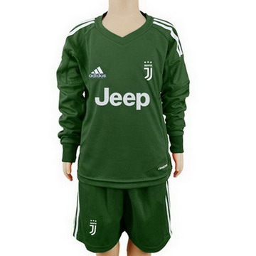 Maillot de Juventus Manche Longue Enfant Gardien vert 2017/2018