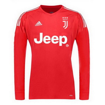 Maillot de Juventus Manche Longue Gardien Rouge 2017/2018