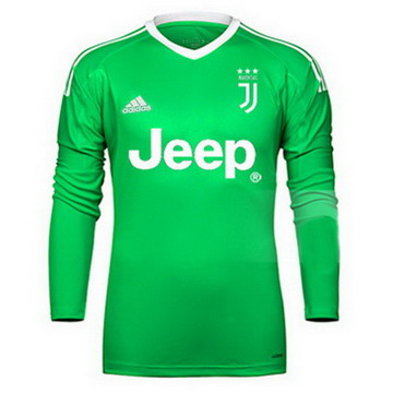 Maillot de Juventus Manche Longue Gardien vert 2017/2018