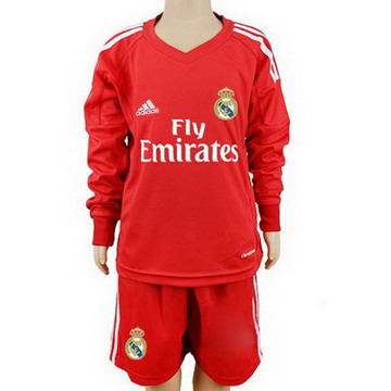 Maillot de Real Madrid ML Enfant Gardien Rouge 2017/2018