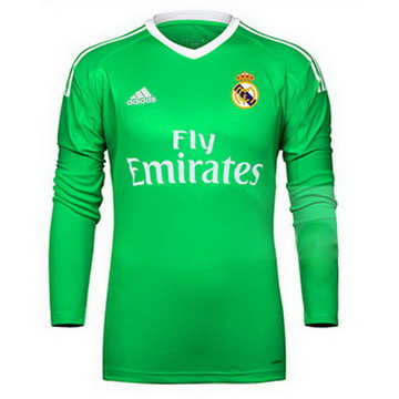 Maillot de Real Madrid Manche Longue Gardien vert 2017/2018