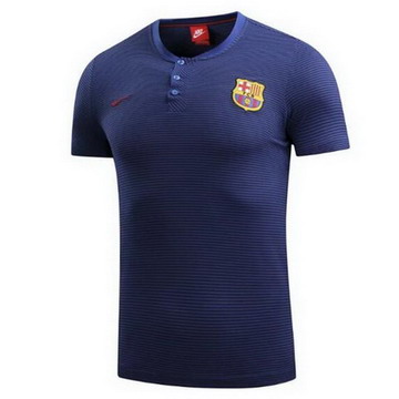 Maillot de Polo Barcelone Bleu fonce 2017/2018