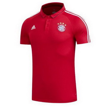 Maillot de Polo Bayern Munich rouge-01 2017/2018