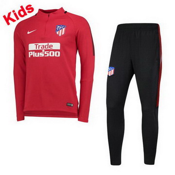 Maillot de Atletico Madrid Enfant Formation ML Rouge 2017/2018