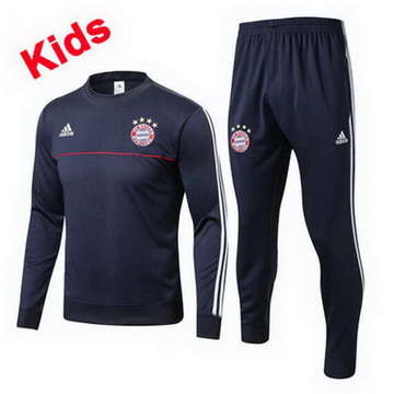 Maillot de Bayern Munich Enfant Formation ML Noir 2017/2018